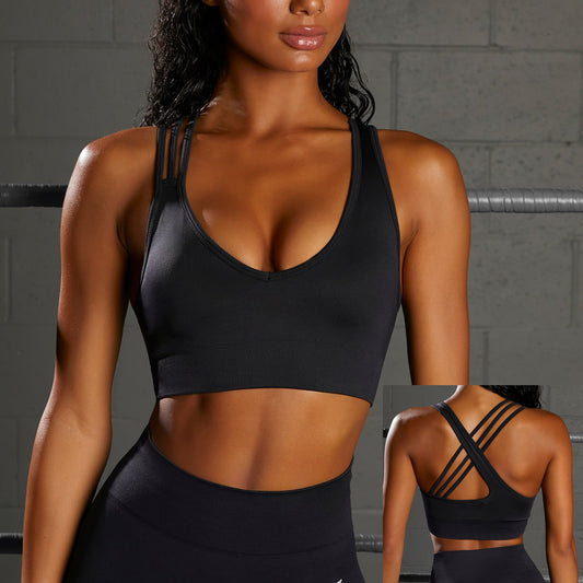 Aeris Cross-Back Sculpt Bra
