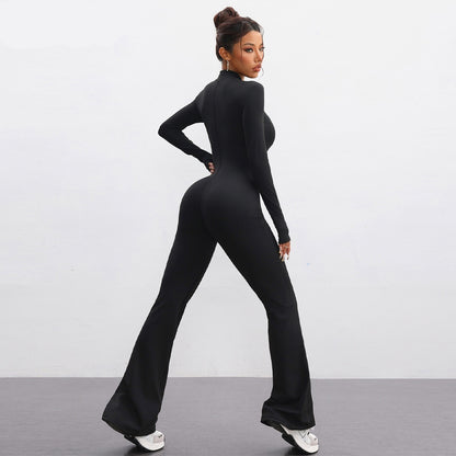 Nyra Zip Sculpt Jumpsuit