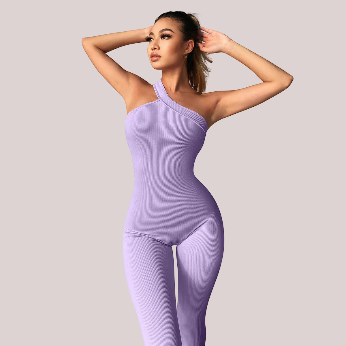 Nyra One Shoulder Suit